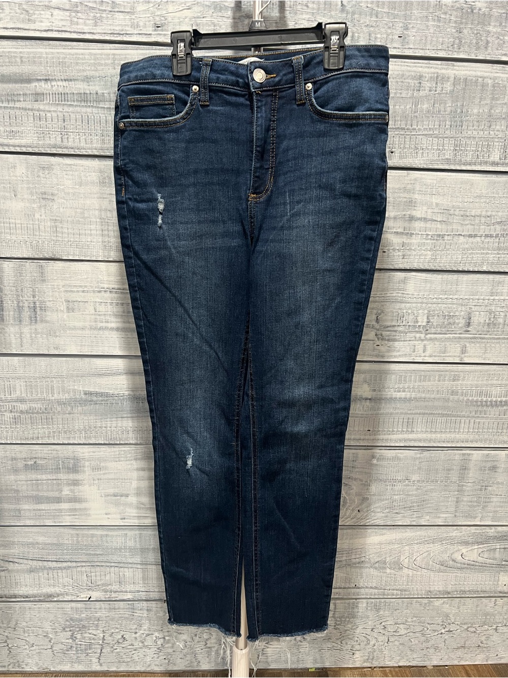 LC Lauren Conrad Women’s Slim Straight Dark Blue Denim Jeans